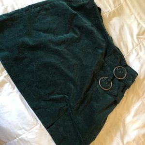Green skirt